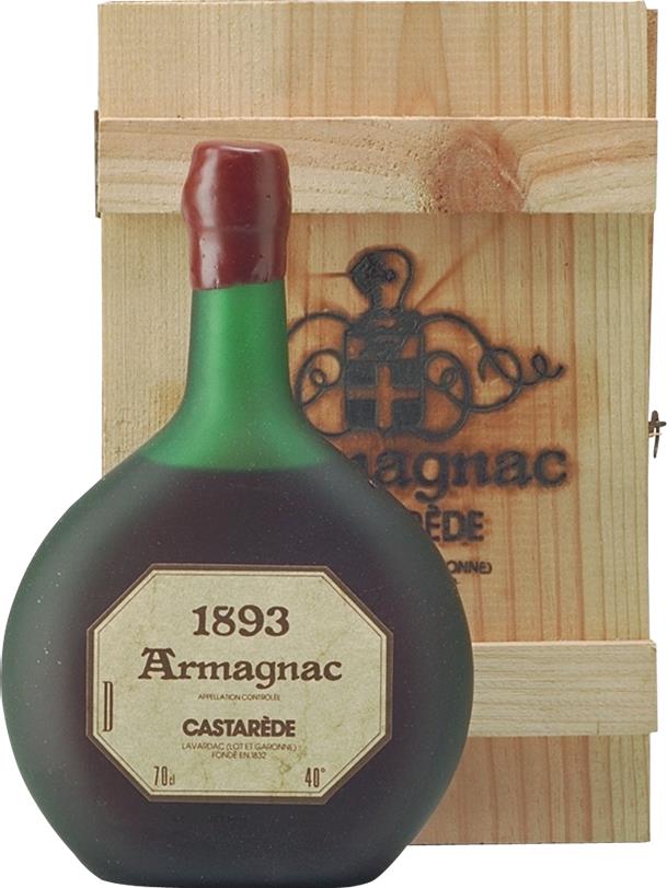 Armagnac 1893 Castarède  Armagnac Ténaréze (1x70cl) - Rue Pinard Europe