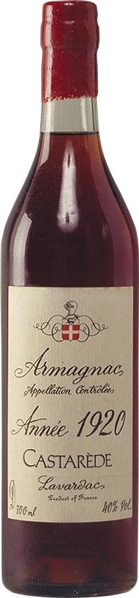 Armagnac 1920 Castarède (1x70cl)