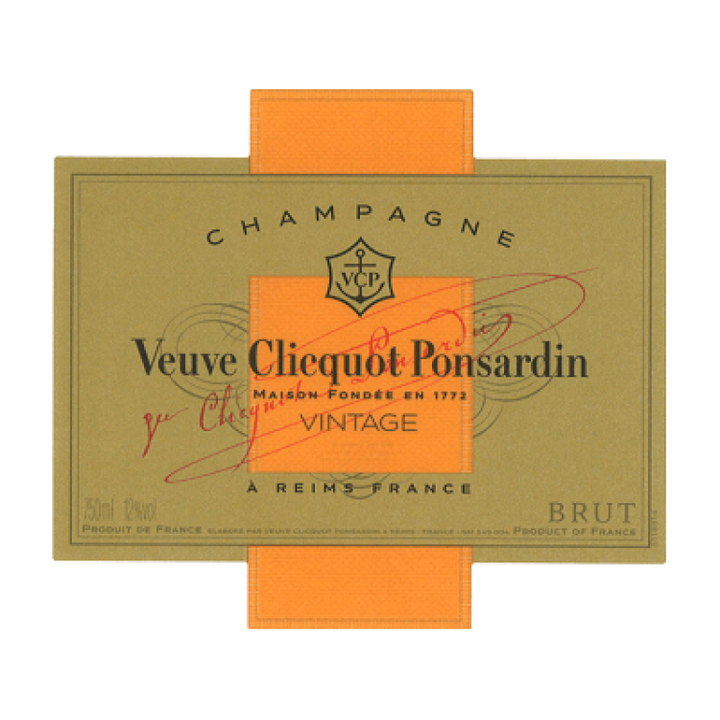 Veuve Clicquot Ponsardin Vintage Brut 2015 (6x75cl) - Rue Pinard Europe